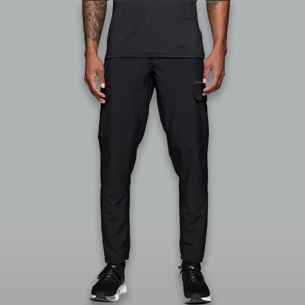 Altryn Friar Jacket/Pant Cargo Tracksuit Set Black