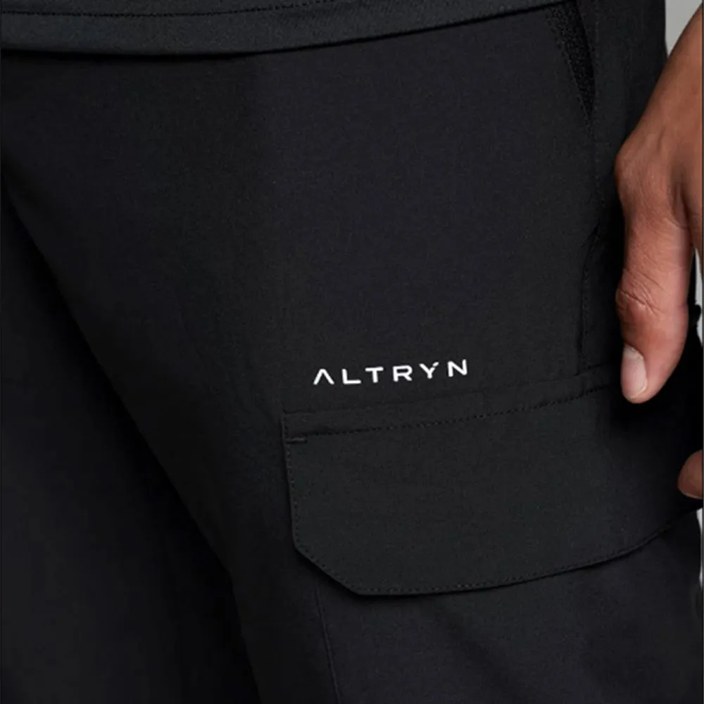 Altryn Friar Jacket/Pant Cargo Tracksuit Set Black
