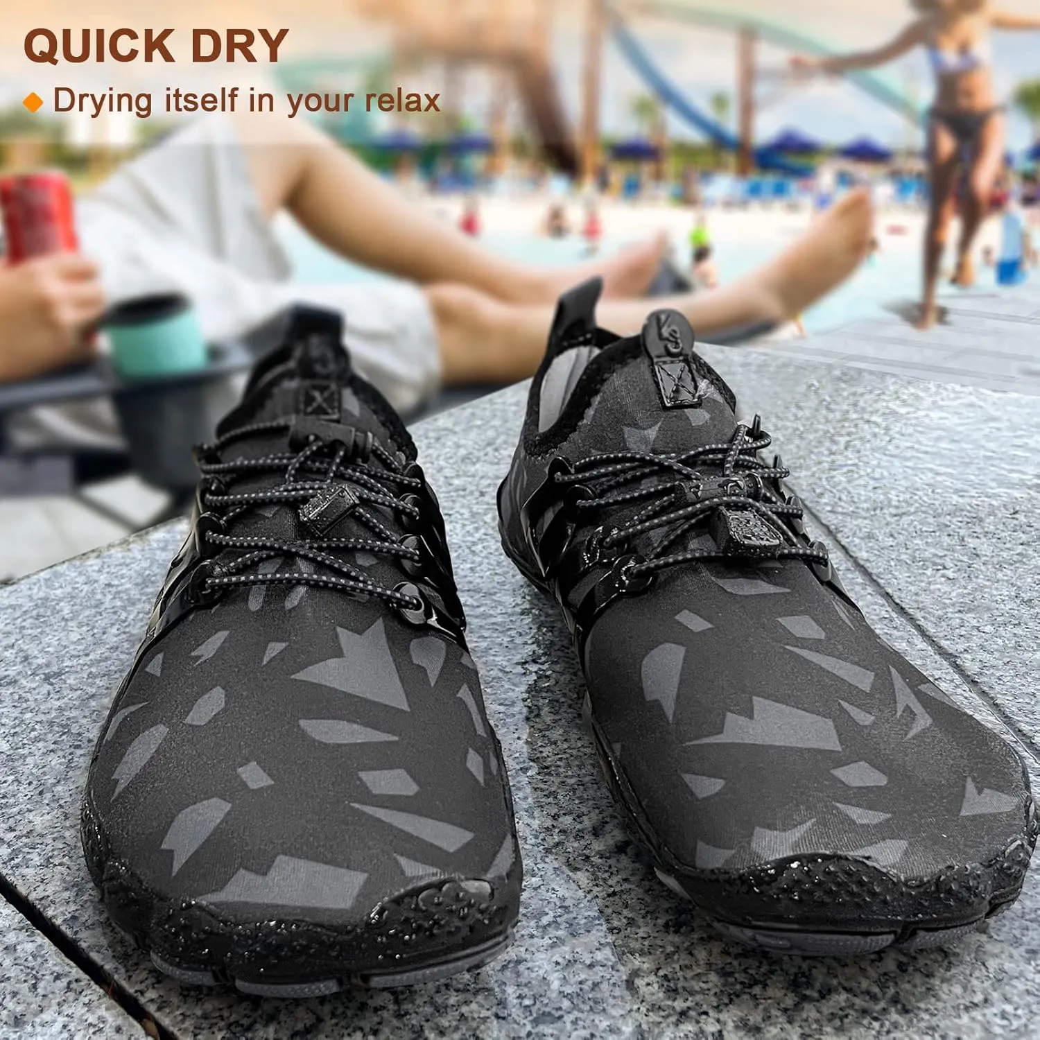 BULLIANT Water Shoes Men, Unisex Barefoot Aqua Shoes for Men Women Hiking Swimming Shoe