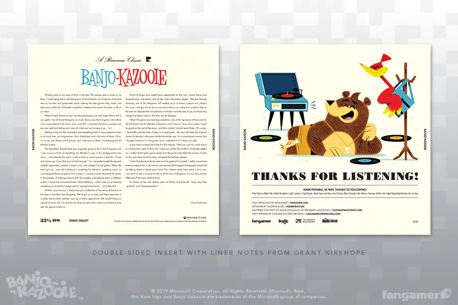 Grant Kirkhope - Banjo-Kazooie [New 4x 12-inch Vinyl LP Box Set]