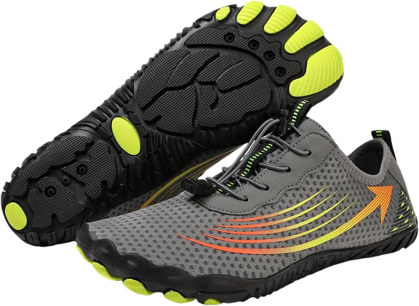 Hiking Shoes for Women Men Wide Toe Box Healthy & Non-Slip Barefoot Shoes Summer Breathable Lightweight Water Shoes Unisex Quick Dry Outdoor Grounded Shoes for Exercising Running Riding Swimming