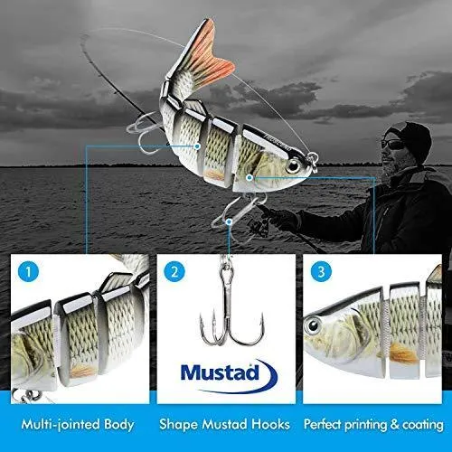 🎁Hot Sale -30% OFF🐠Rotating Spins Tail lure And Bionic Swimming Lure