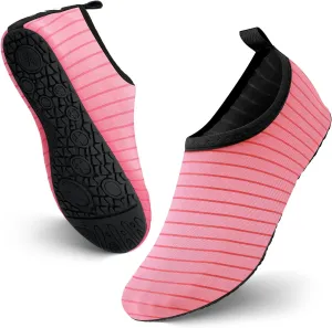 JOTO Water Shoes for Women Men Quick-Dry Breathable Aqua Socks Flexible Non-slip Rubber Sole lightweight Barefoot Aqua Water Socks for Swim Beach Yoga Exercise Pool Camping Snorkeling Surfing Kayaking