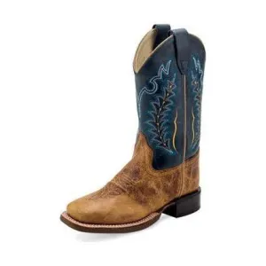 Kid's Old West Distressed Cowhide Boot BSC1960