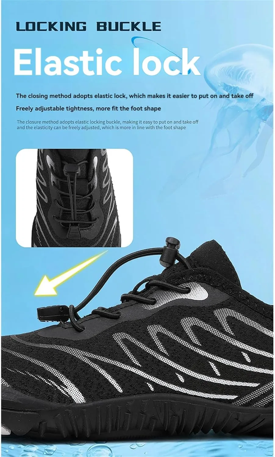 Lightweight Water Shoes for Women Comfort Breathable Healthy & Non-Slip Barefoot Shoes Unisex Wide Toe Box Shoes Quick Dry Outdoor Hiking Shoes for Swimming Running Surfing Kayaking Riding