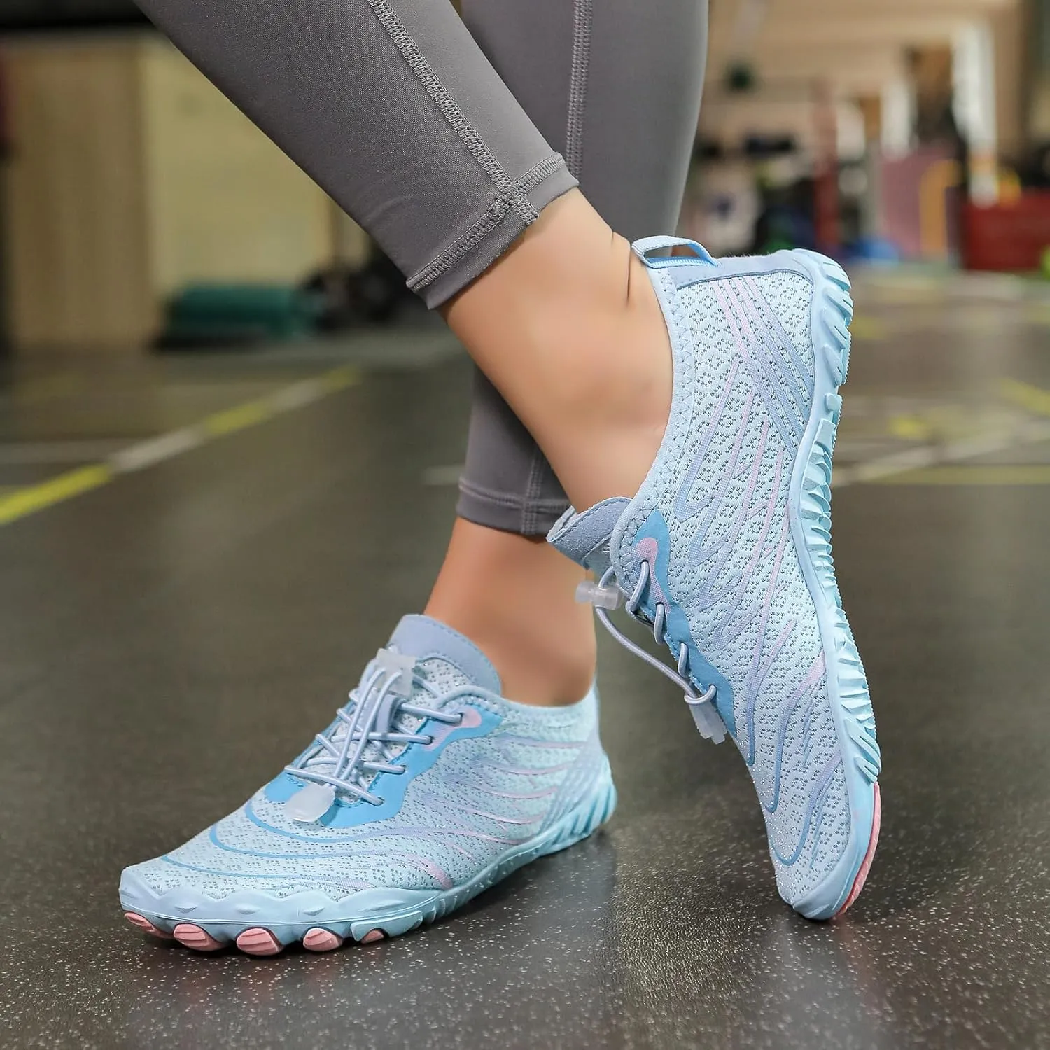 Lightweight Water Shoes for Women Comfort Breathable Healthy & Non-Slip Barefoot Shoes Unisex Wide Toe Box Shoes Quick Dry Outdoor Hiking Shoes for Swimming Running Surfing Kayaking Riding