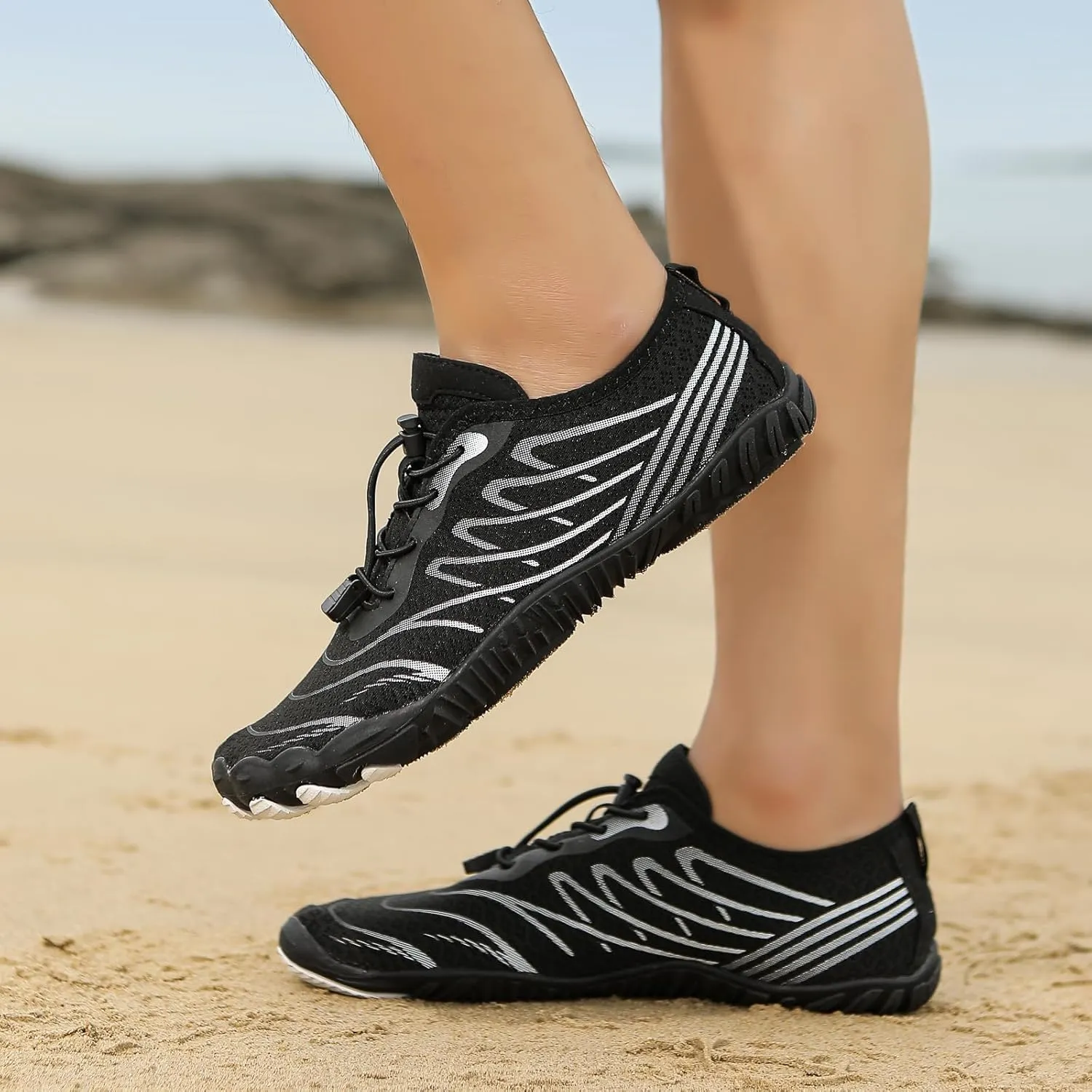 Lightweight Water Shoes for Women Comfort Breathable Healthy & Non-Slip Barefoot Shoes Unisex Wide Toe Box Shoes Quick Dry Outdoor Hiking Shoes for Swimming Running Surfing Kayaking Riding