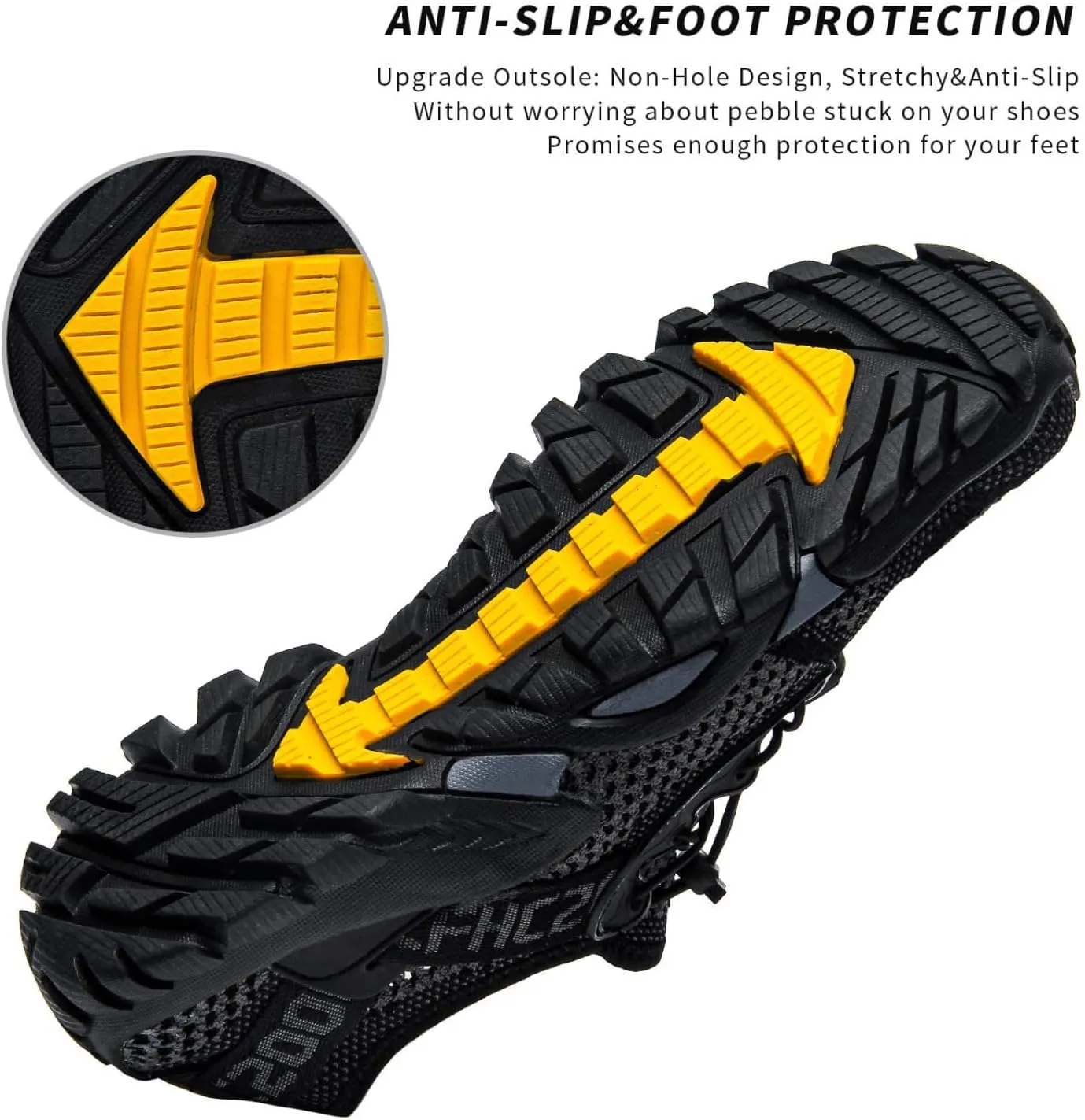 SOBASO Women Water Shoes Men Quick Drying Hiking Swim Beach River Shoes for Fishing Water Sport Diving Sailing Travel