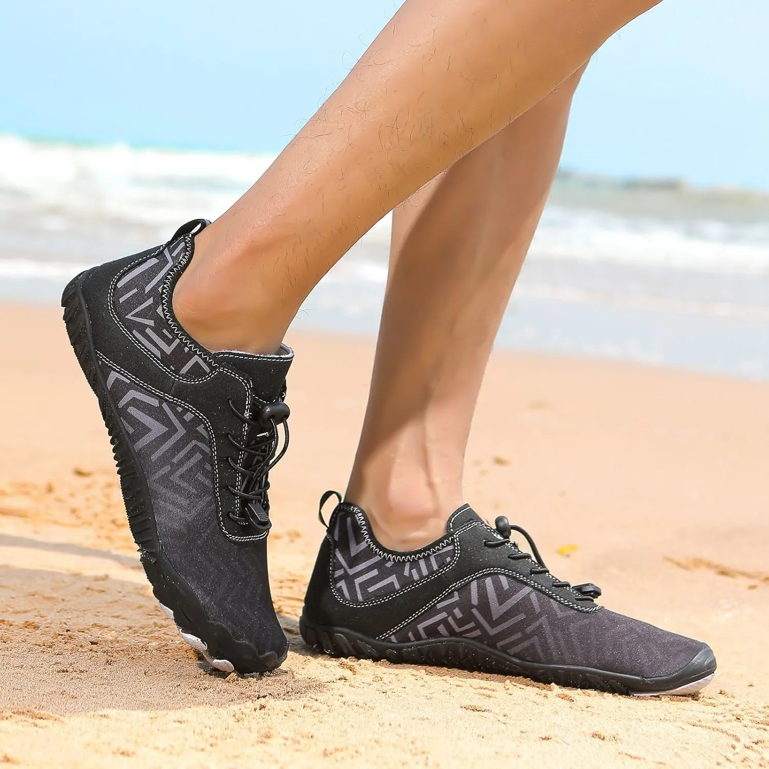 Water Shoes Mens Womens Grounded Footwear Quick-Dry Barefoot Footwear Swim Beach Pool Outdoor Water Sports Shoes