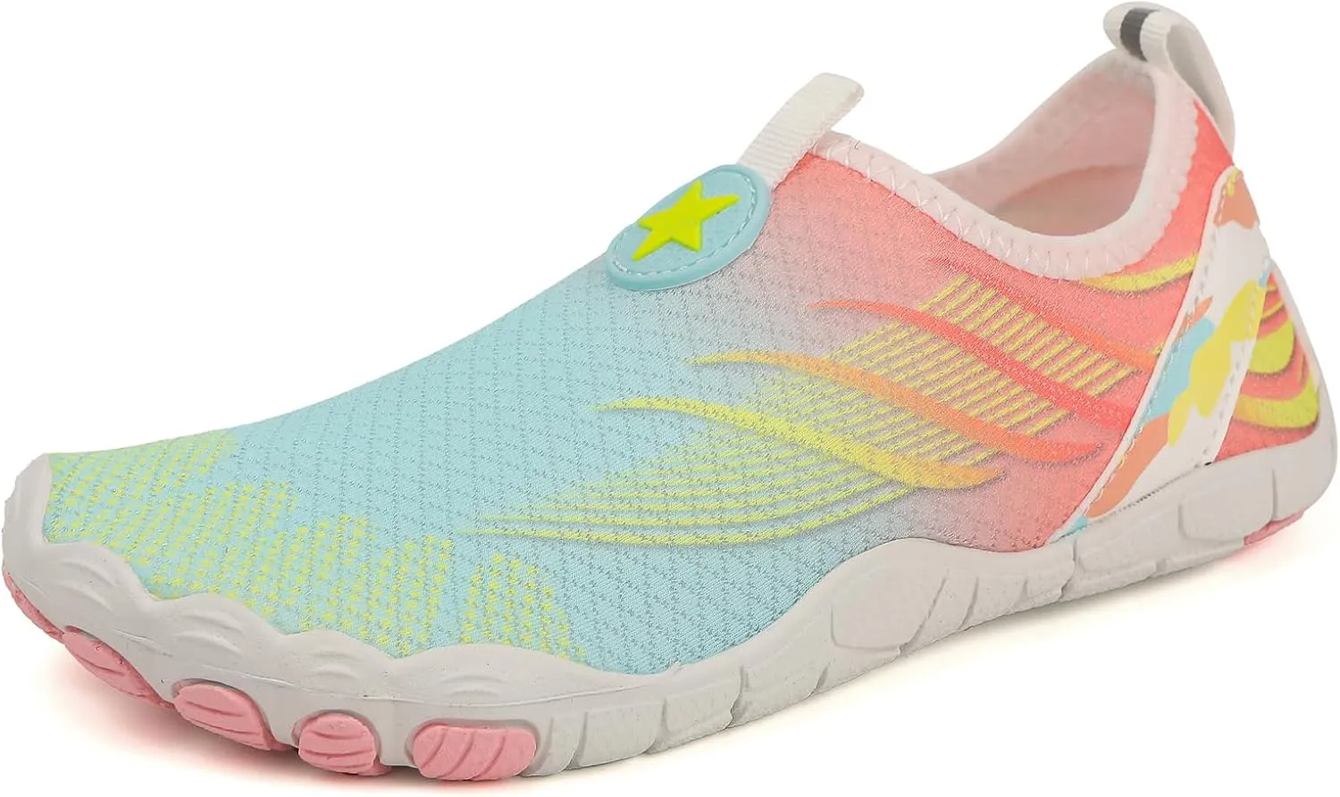 Womens Mens Water Shoes Quick Dry Aqua Socks Sports Barefoot Shoes Non-Slip & Breathable Athletic Wide Toe Water Shoes for Swim Beach Pool Surf Yoga