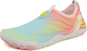 Womens Mens Water Shoes Quick Dry Aqua Socks Sports Barefoot Shoes Non-Slip & Breathable Athletic Wide Toe Water Shoes for Swim Beach Pool Surf Yoga